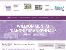 Tablet Screenshot of diakomed.de